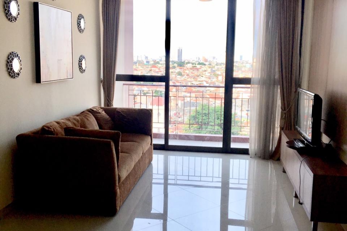 Sewa Unit Apartemen Taman Rasuna 2 BR, Full Furnished, View City