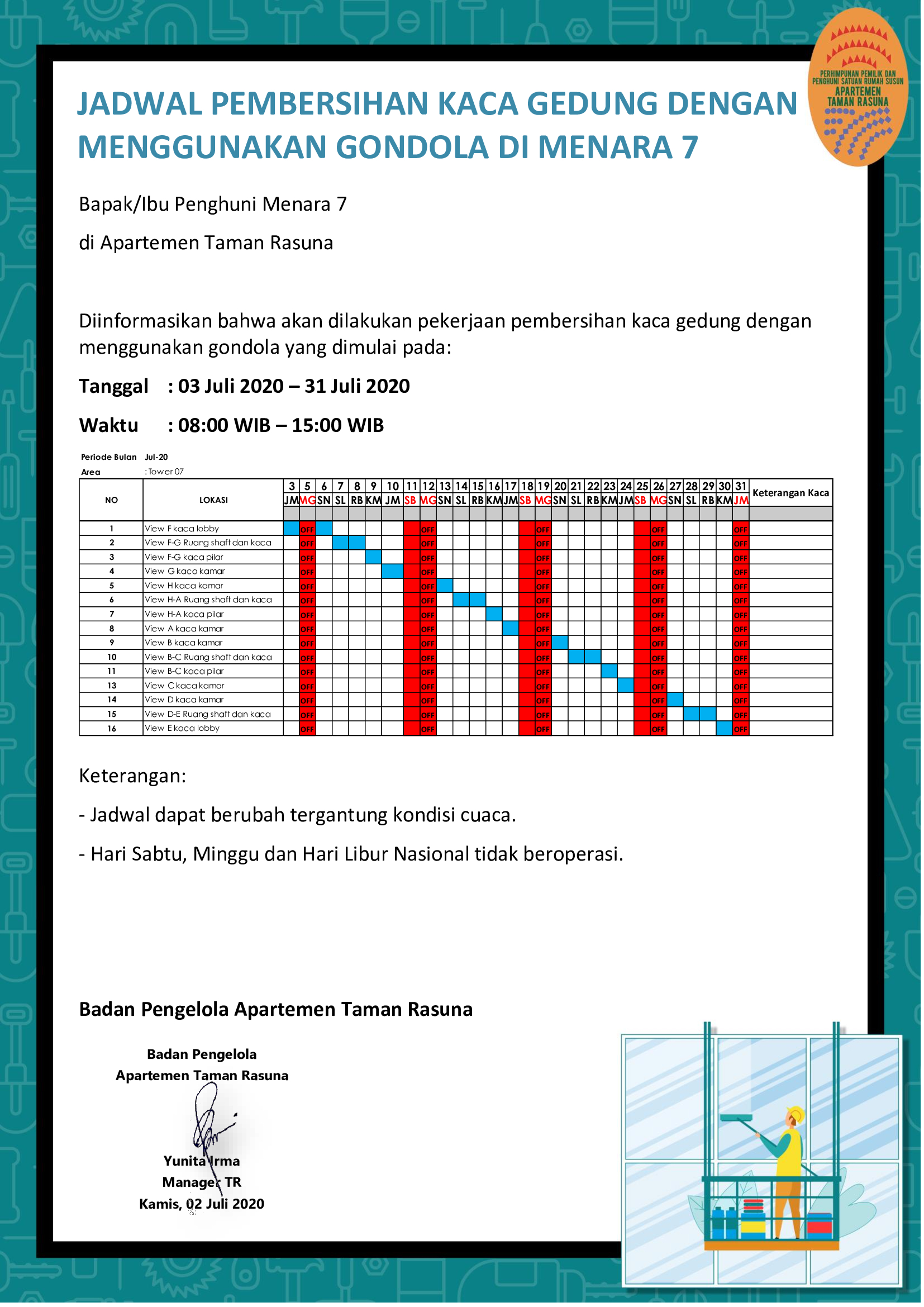 JADWAL