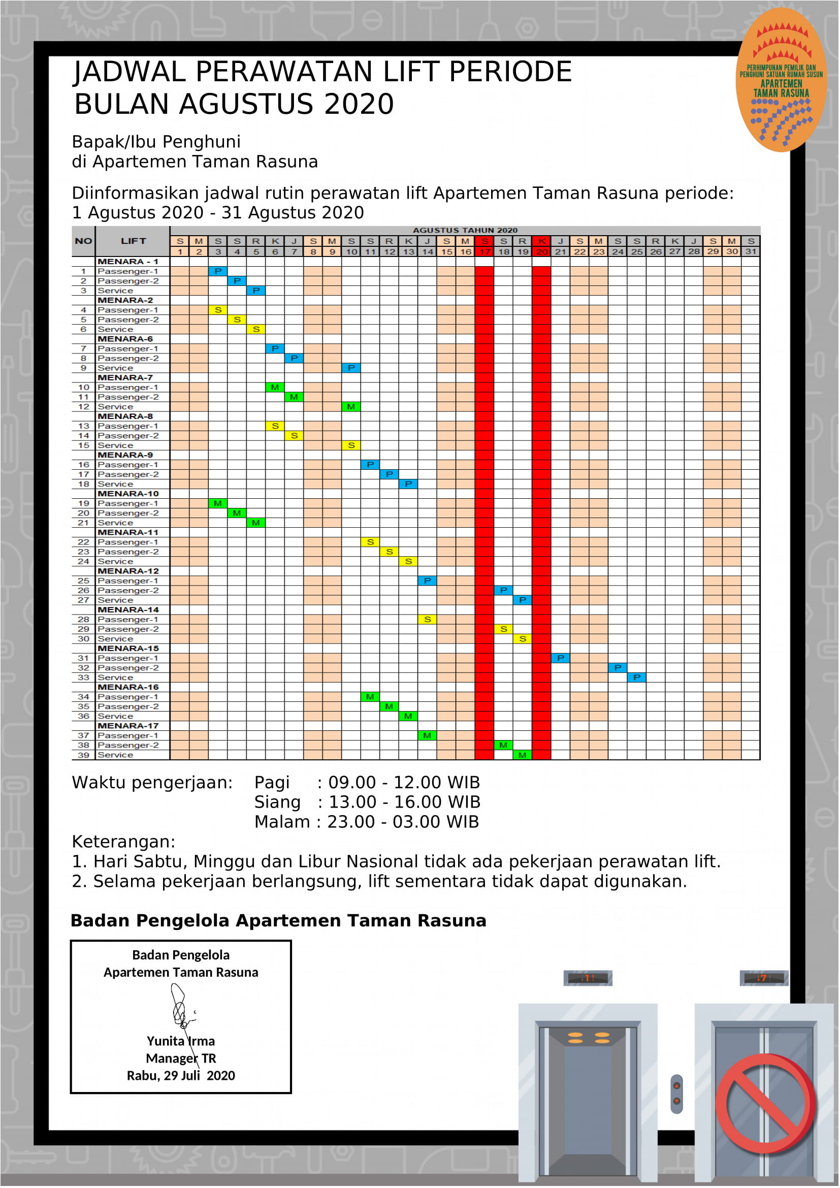 JADWAL