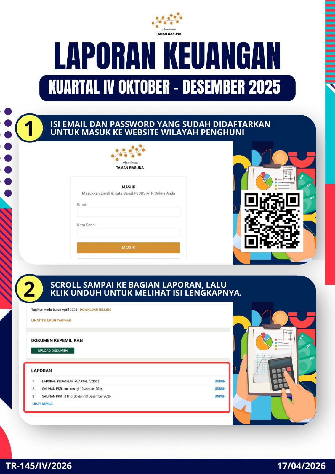 LAPORAN KEUANGAN KUARTAL IV OKTOBER - DESEMBER 2025  TR-145/IV/2026