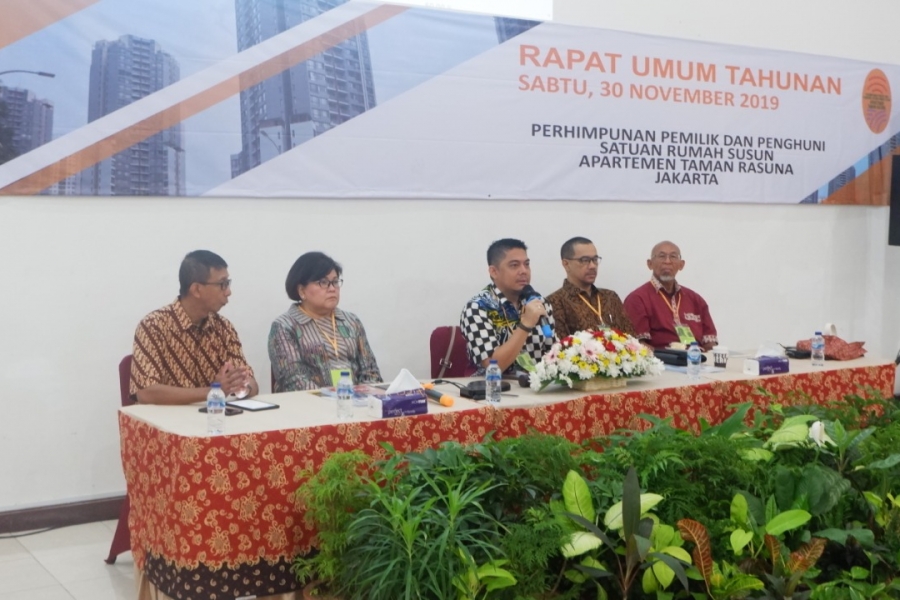 RAPAT UMUM TAHUNAN APARTEMEN TAMAN RASUNA SABTU, 30 NOVEMBER 2019